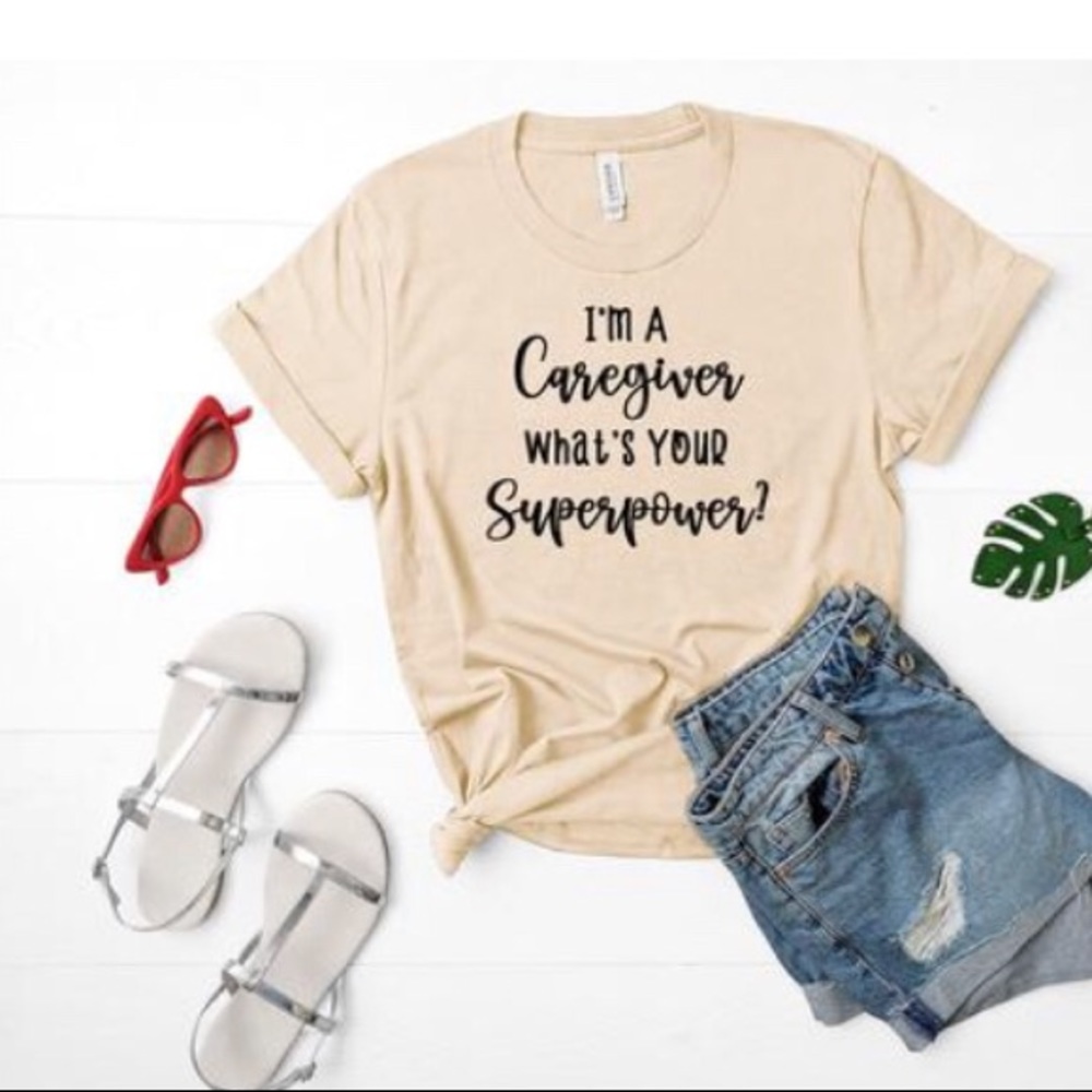 Caregiver Superhero Shirt